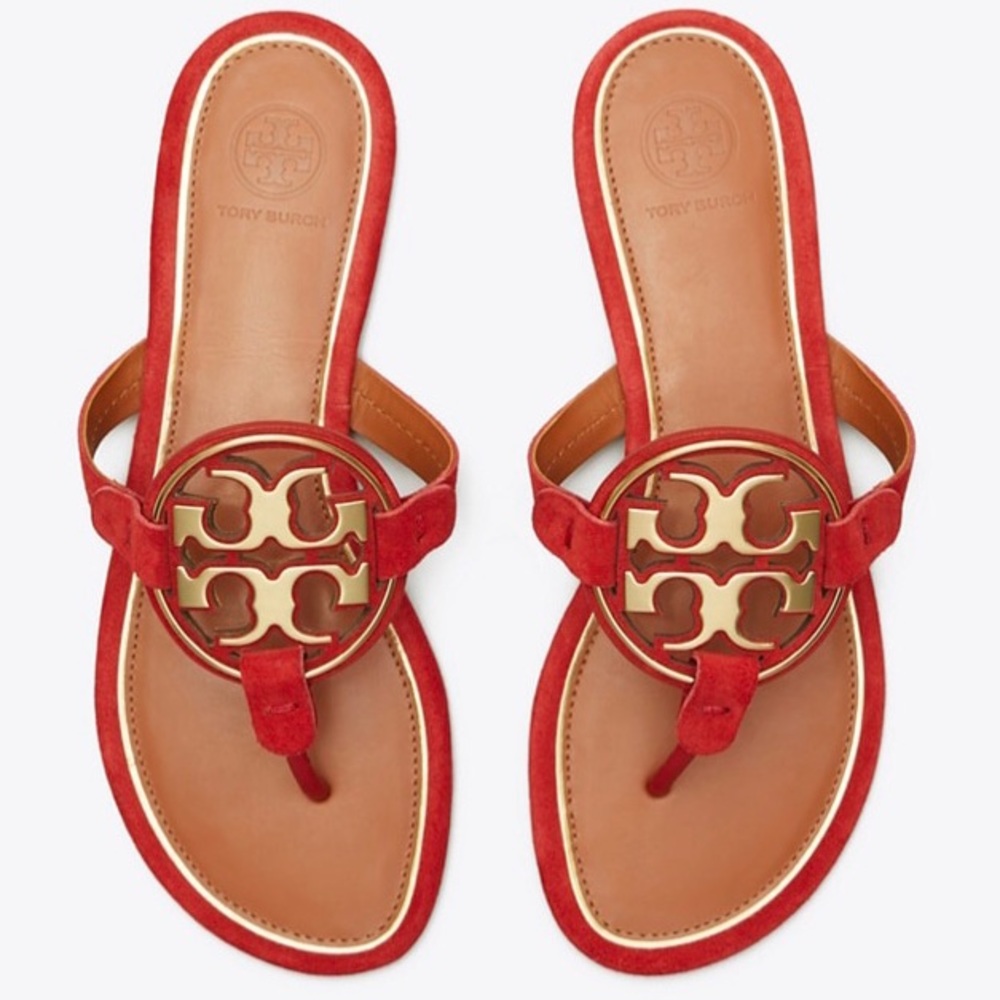 NEW! TORY BURCH SUEDE MILLER SANDALS